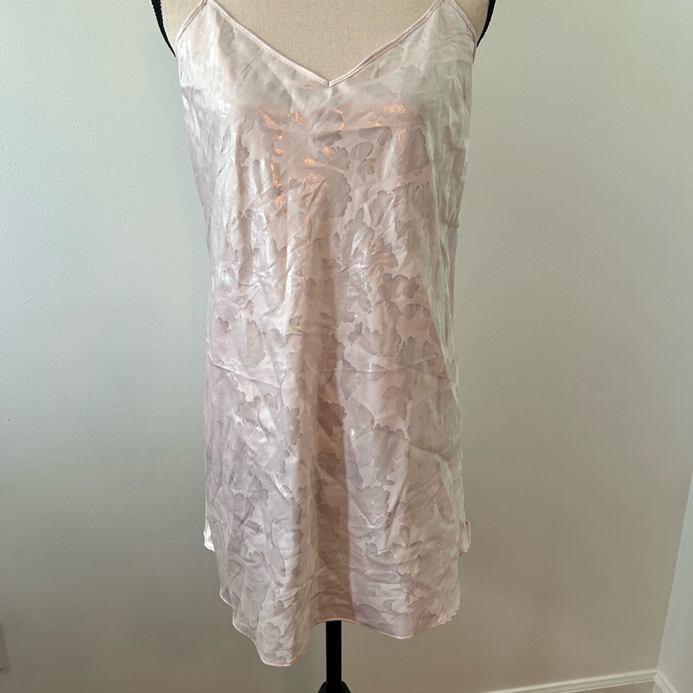 Victoria's Secret Cream Floral Slip